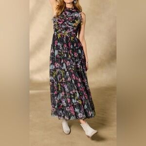 🤩 NWT Sundance + Let Me Be Jenny Dress. Medium. Gorgeous full skirt sweep dress.
